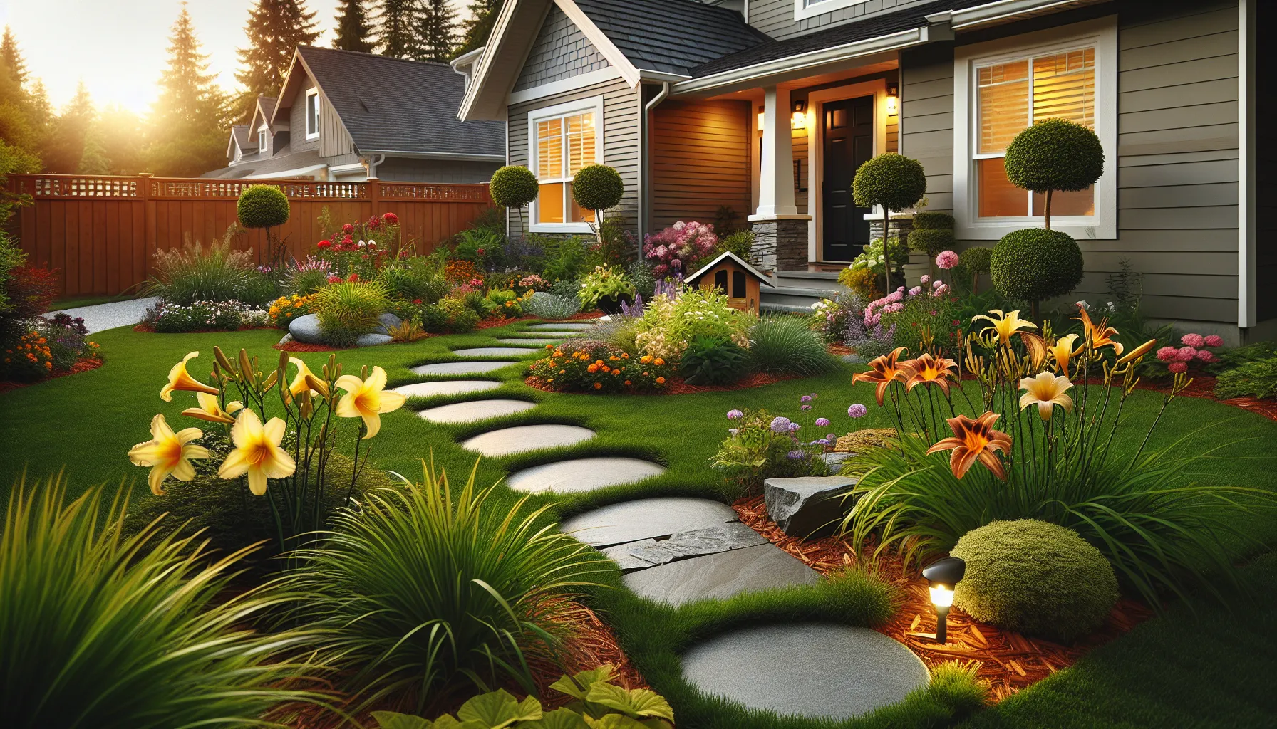 simple front yard landscaping ideas